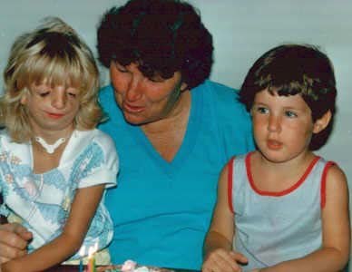 Amie (8 years - with trach), Gramma, and P.J.