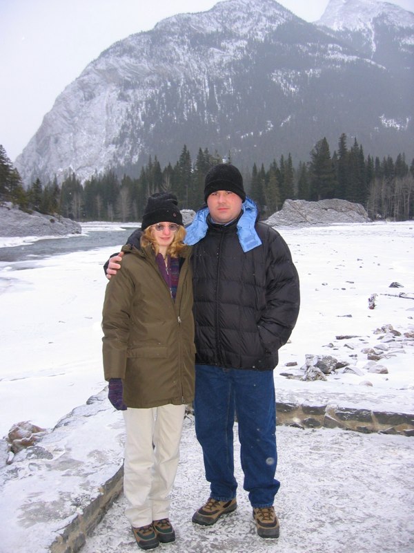 Amie and Greg in Banff, Canada